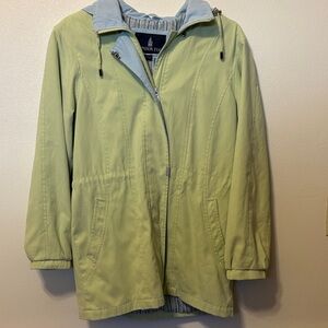 London Fog Women's Light Green Utility Jacket
